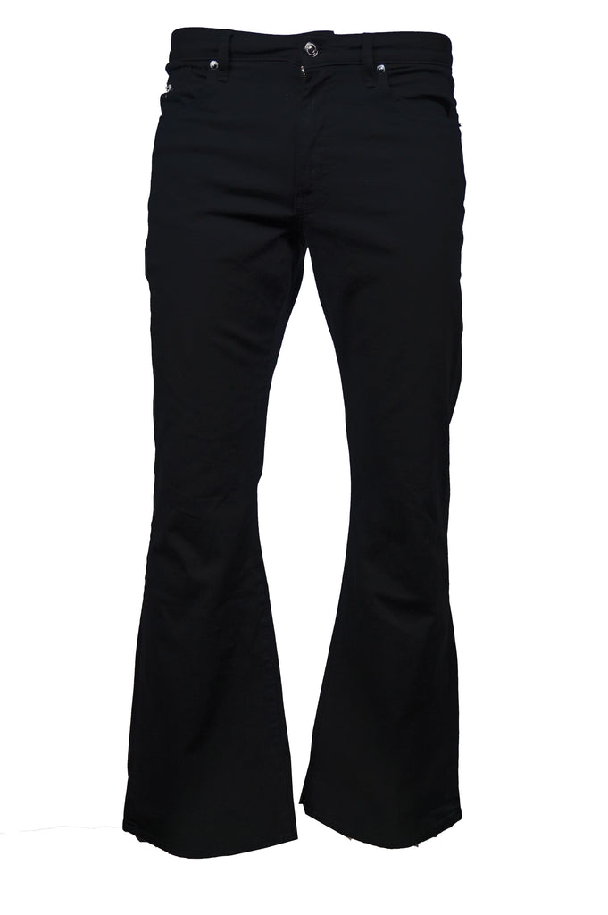 Men's Flare Jeans Black Stretch Indie 70s Bell Bottoms Lc16 | LCJ Denim