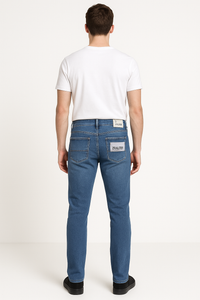 Mens Skinny Stretch Jeans By Zaralter light wash
