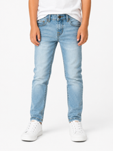 Boys Kids Light Wash Slim Fit Jeans