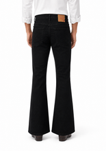Men's Flare Jeans Black Stretch Indie 70s Bell Bottoms Lc16 | LCJ Denim