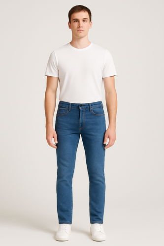 Mens Skinny Stretch Jeans By Zaralter light wash