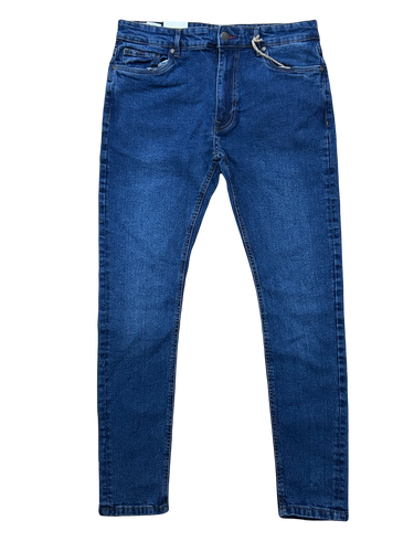 Mens Skinny Stretch Jeans By Zaralter Dark Stone