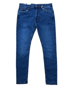 Mens Skinny Stretch Jeans By Zaralter Dark Stone