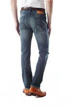 Men's Slim Fit Jeans Straight leg Vintage Blue | LCJ Denim