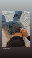 Ladies Flare Jeans High Rise Stretch 70s Retro Denim Acid Wash LCJ Denim