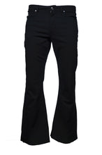 Men's Flare Jeans Black Stretch Indie 70s Bell Bottoms Lc16 | LCJ Denim
